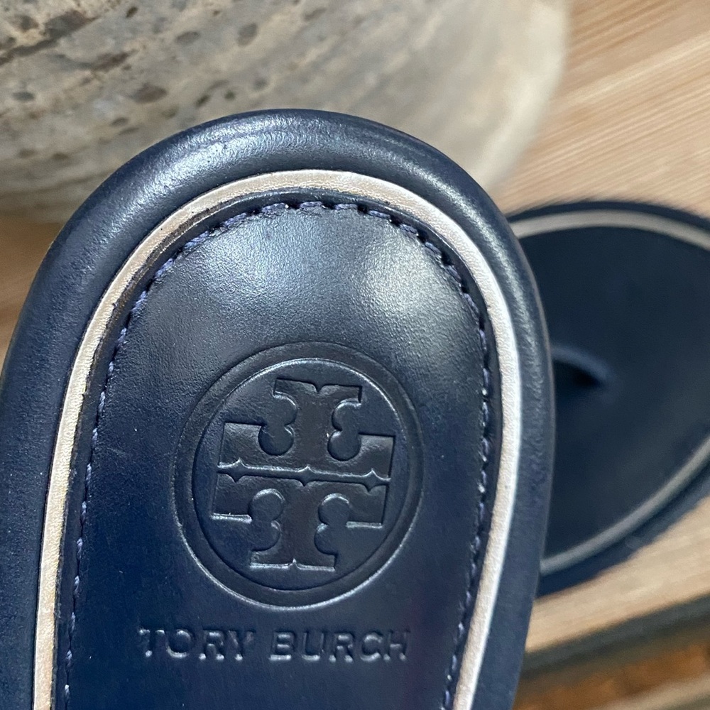 NWOB • Tory Burch Metal Miller Leather Sandals - Picture 12 of 16